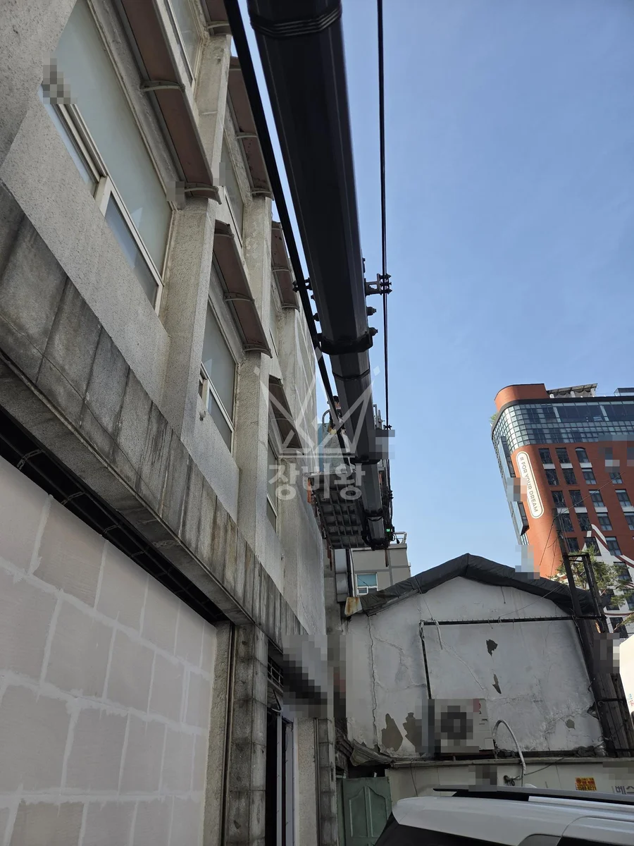 서울 중구 삼각동 스카이차 외벽 작업 작업 현장