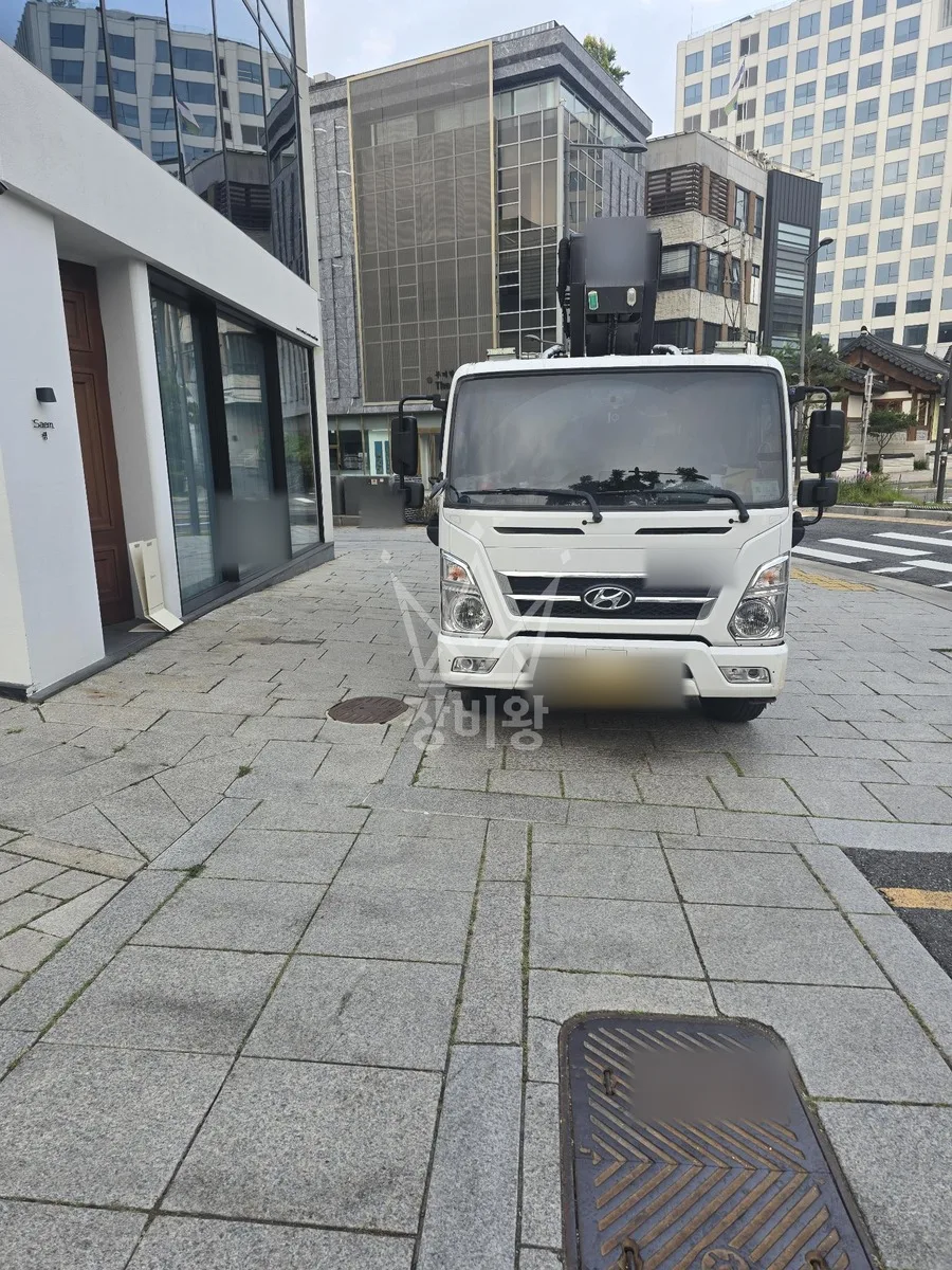 서울 종로구 원남동 스카이차 외벽 작업 작업 현장