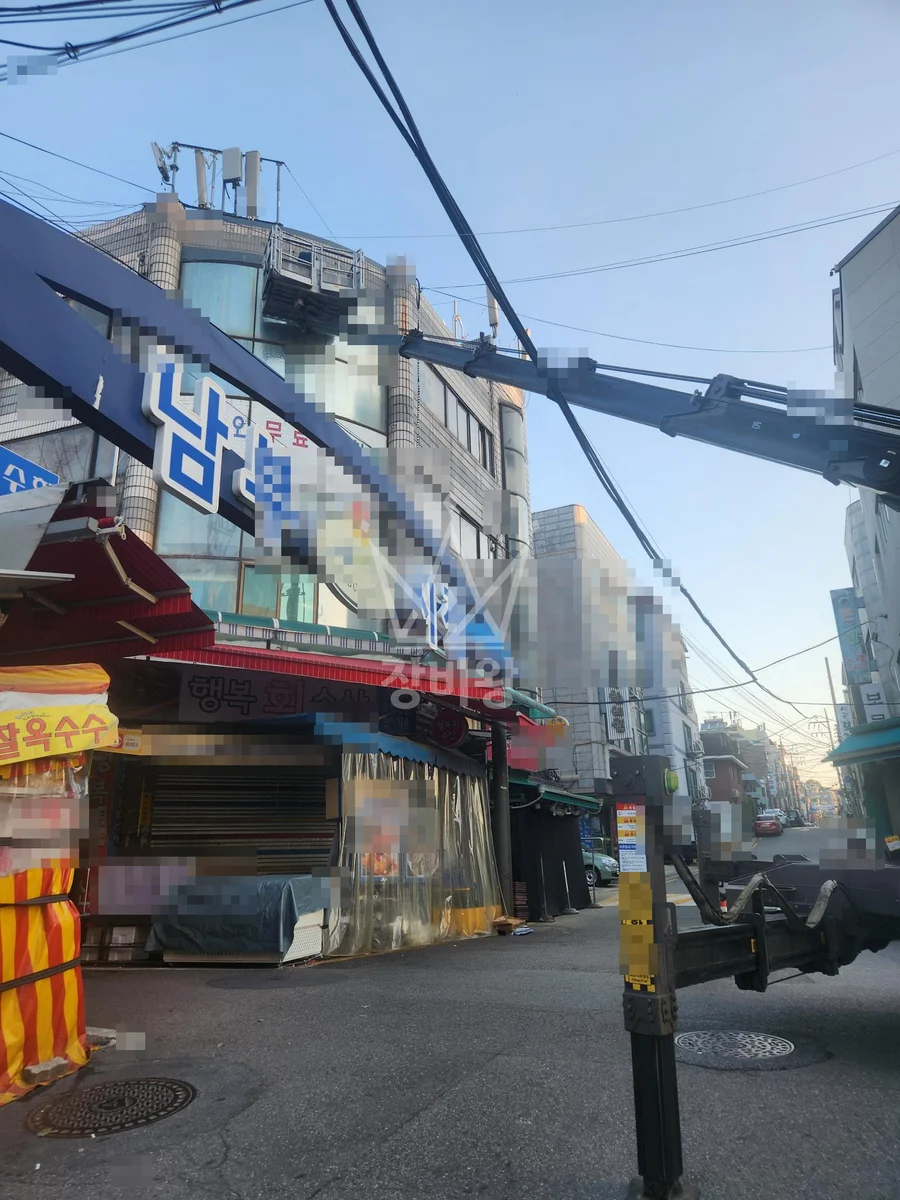 서울 강서구 외발산동 스카이차 CCTV 작업 현장
