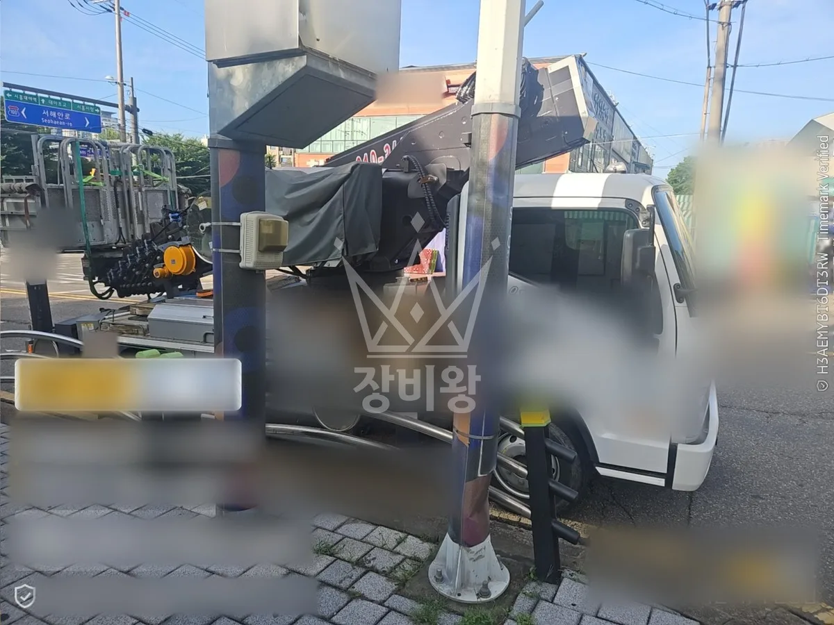 경기 안산시상록구 일동 스카이차 철골 작업 현장