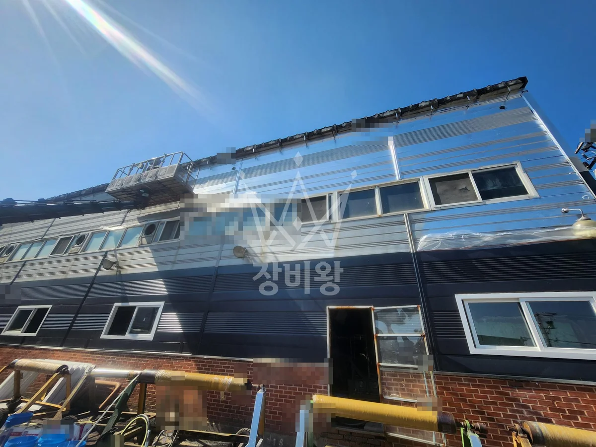 경기 양주시 광사동 스카이차 간판 작업 현장