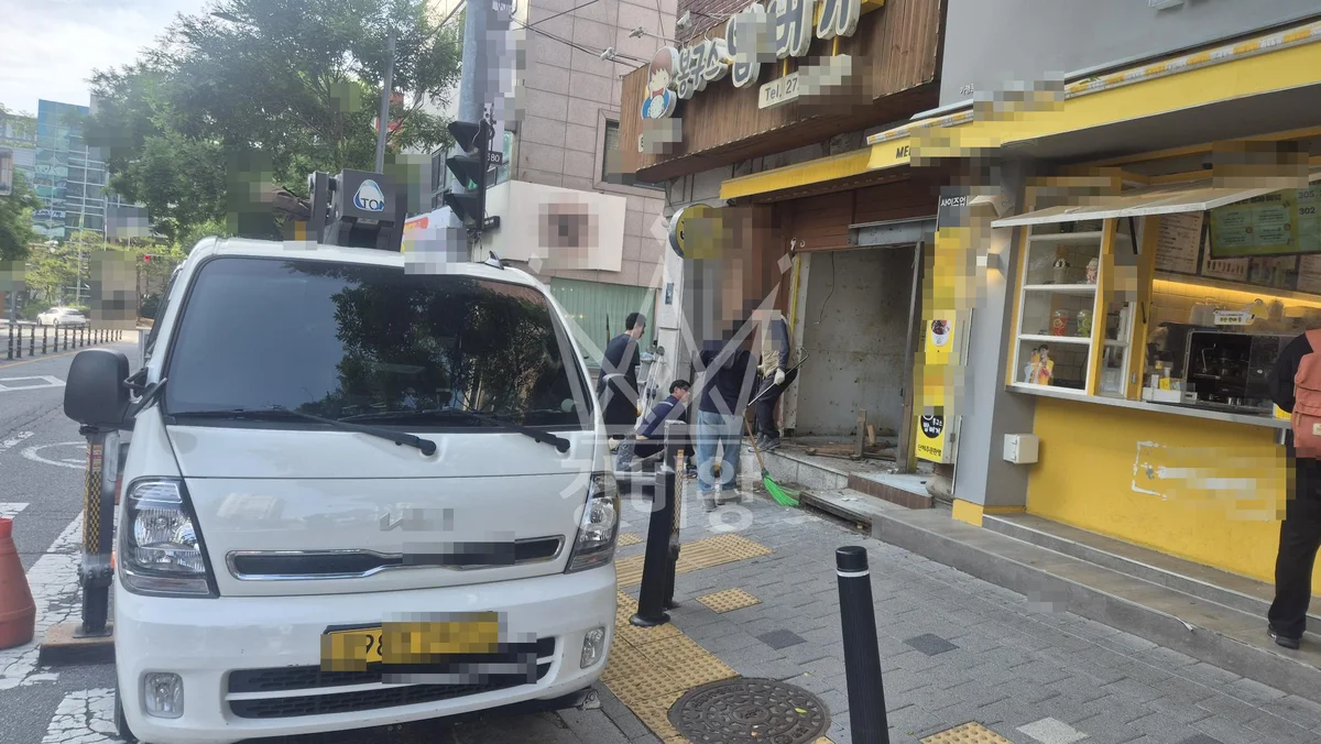 경기 화성시만세구 양감면 스카이차 외벽 작업 작업 현장