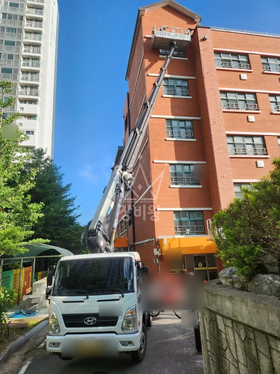 경기 남양주시 오남읍 양지리 스카이차 CCTV 작업 현장