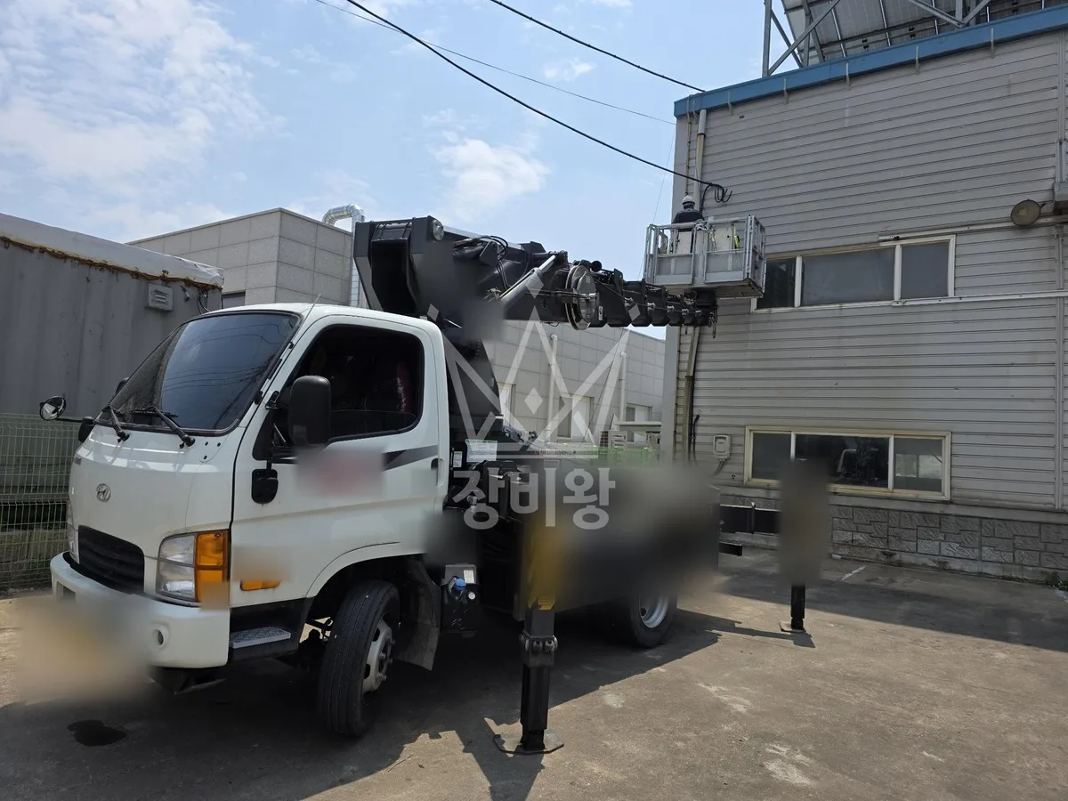 경기 부천시오정구 스카이차 외벽 작업 작업 현장