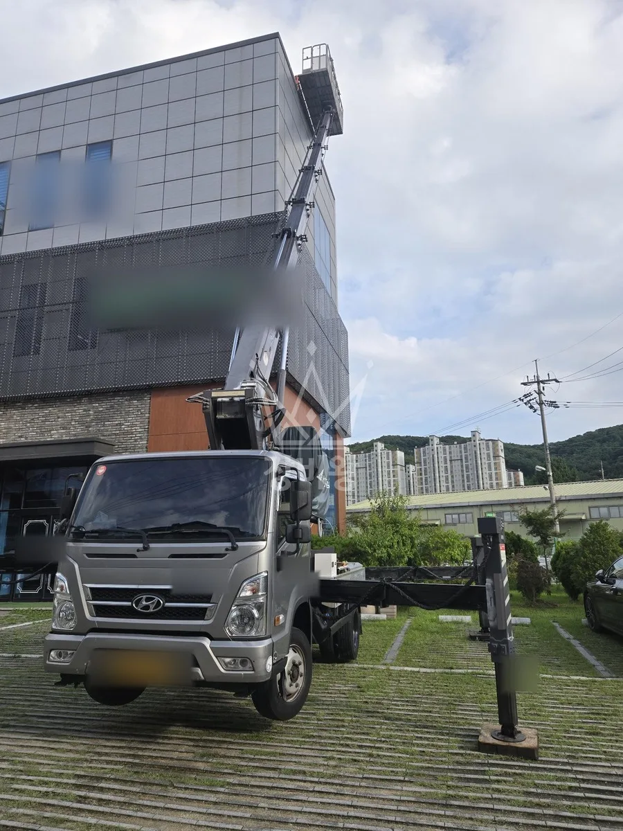 경기 안산시상록구 부곡동 스카이차 에어컨 작업 현장