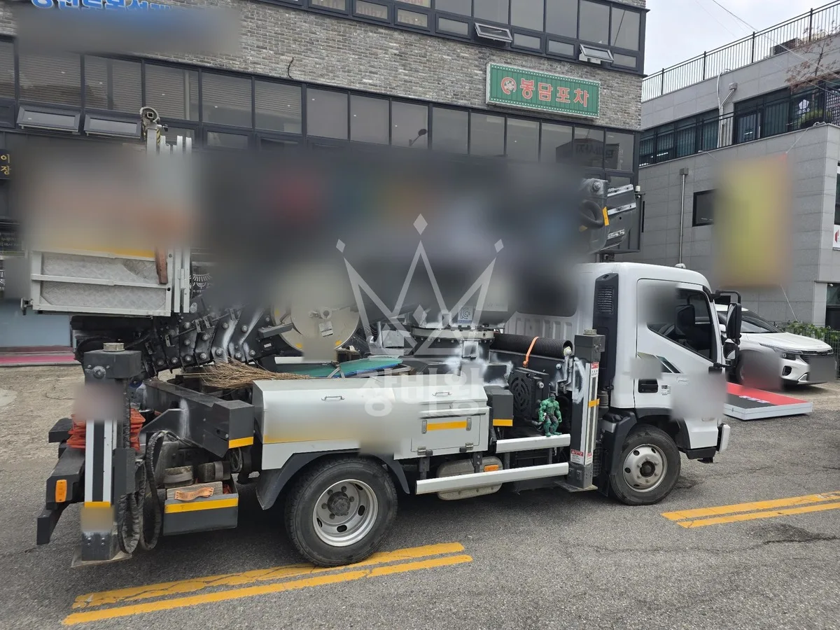 경기 고양시일산동구 풍동 스카이차 간판 작업 현장