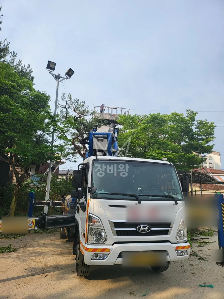 제주 스카이차 외벽 작업 작업 현장