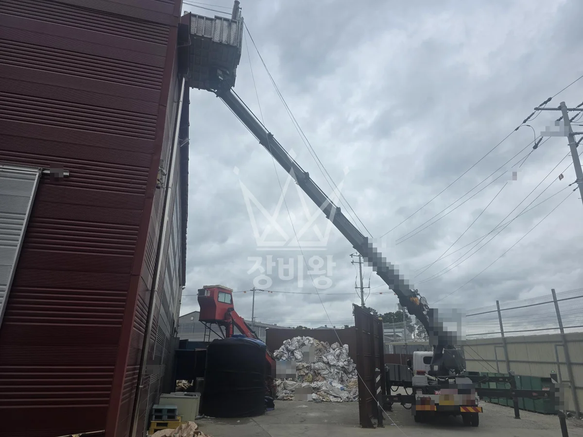 충북 청주시청원구 스카이차 에어컨 작업 현장