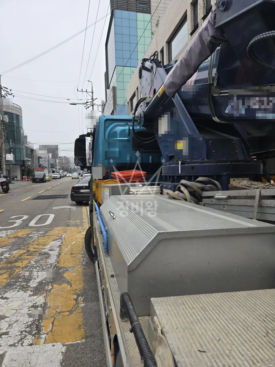 서울 서대문구 현저동 스카이차 외벽 작업 작업 현장