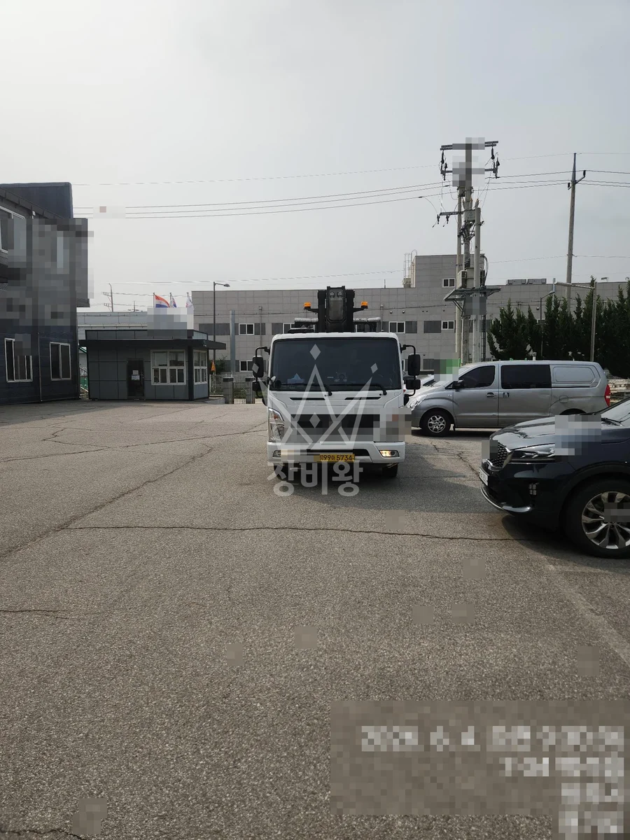경기 양주시 덕정동 스카이차 CCTV 작업 현장