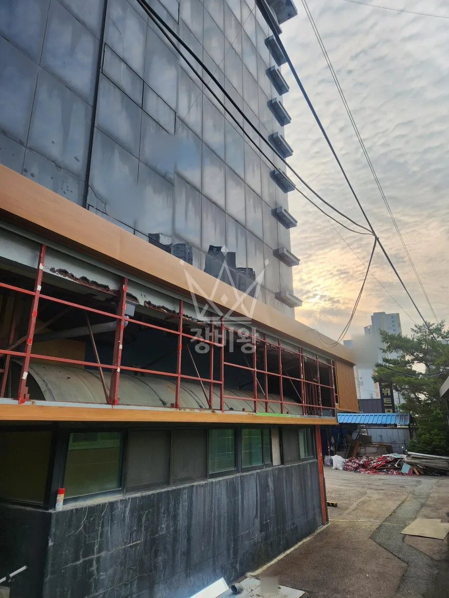 충남 부여군 양화면 스카이차 수목 관리 작업 현장