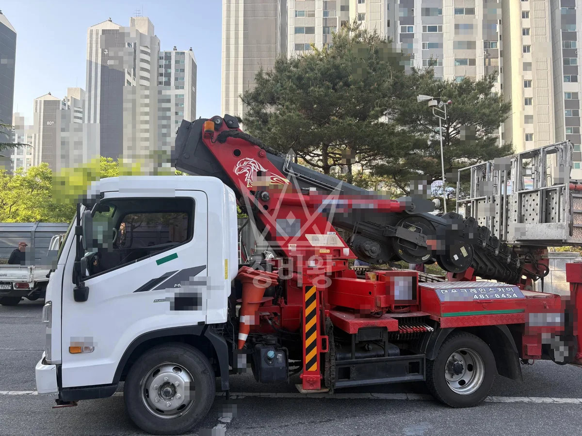 대전 서구 가장동 스카이차 CCTV 작업 현장