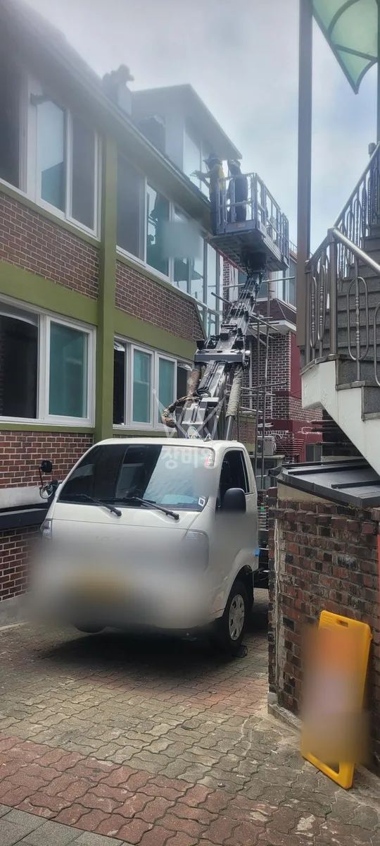 제주 서귀포시 스카이차 CCTV 작업 현장