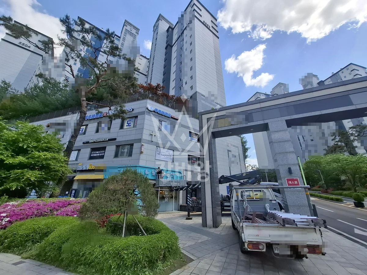 경기 용인시기흥구 영덕동 스카이차 에어컨 작업 현장