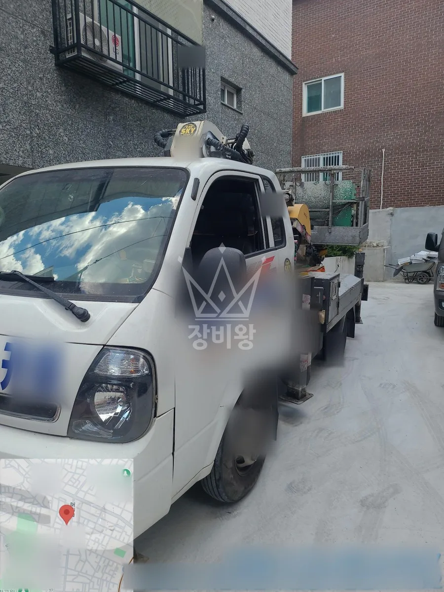 서울 은평구 진관동 스카이차 외벽 작업 작업 현장