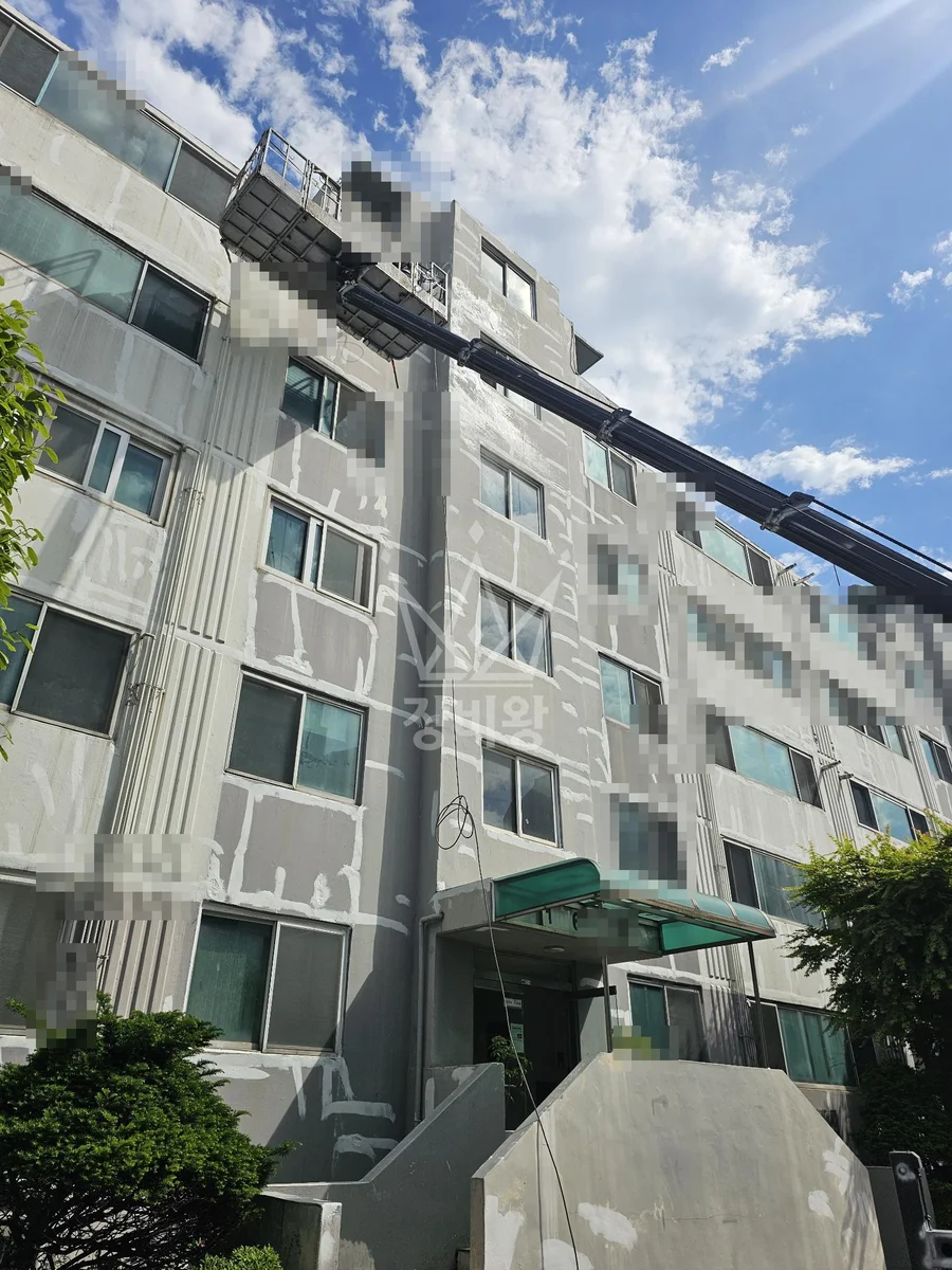 경기 시흥시 능곡동 스카이차 CCTV 작업 현장