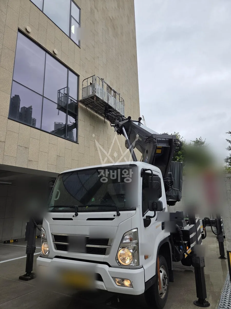 경기 화성시만세구 장안면 스카이차 외벽 작업 작업 현장