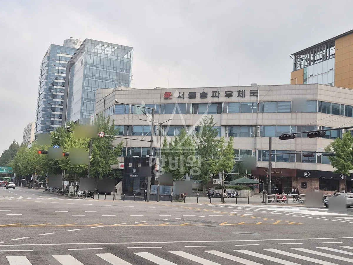 서울 송파구 스카이차 외벽 작업 작업 현장
