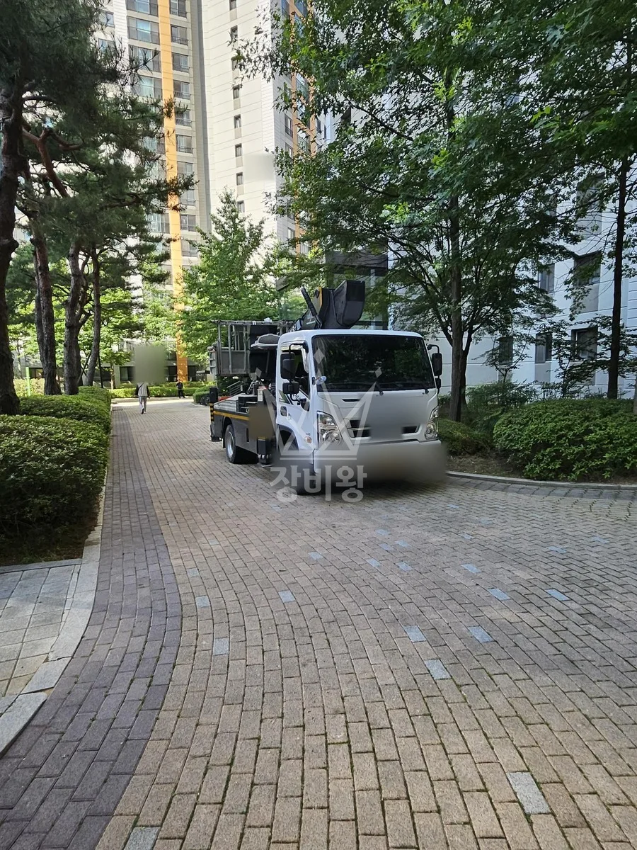 경기 시흥시 은행동 스카이차 CCTV 작업 현장