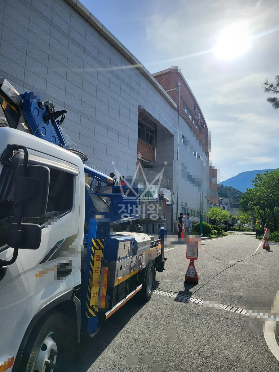 대전 유성구 관평동 스카이차 CCTV 작업 현장