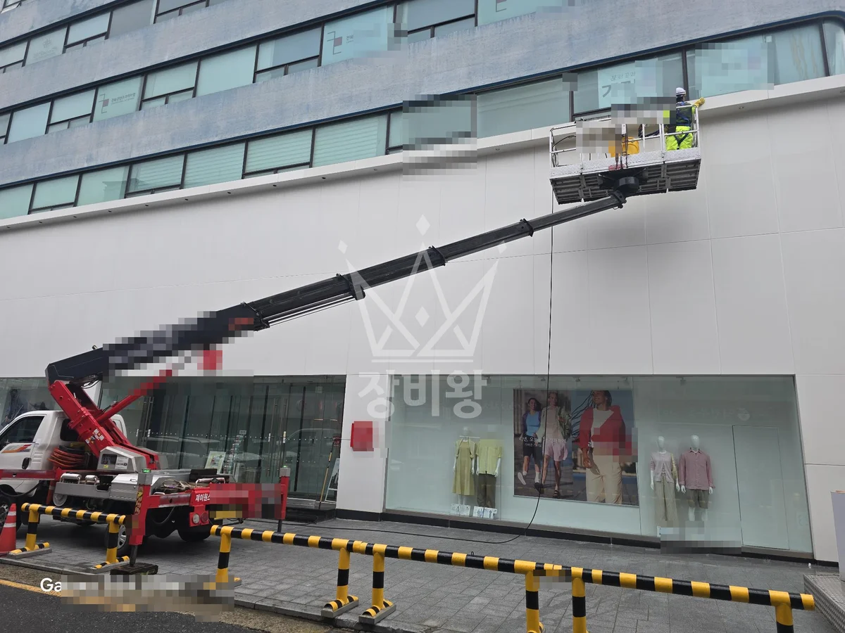 전북 스카이차 CCTV 작업 현장