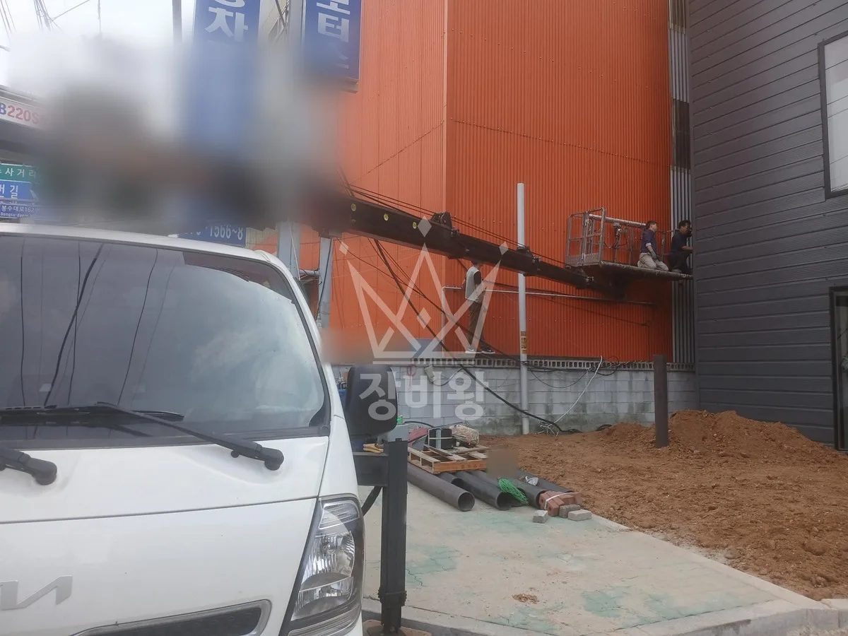 인천 서해구 스카이차 외벽 작업 작업 현장