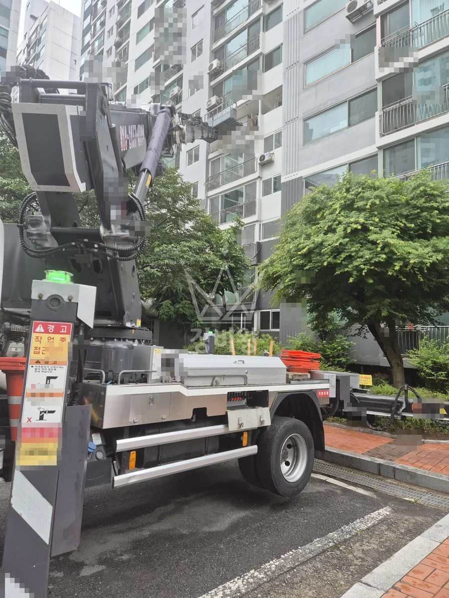 경기 남양주시 화도읍 가곡리 스카이차 CCTV 작업 현장