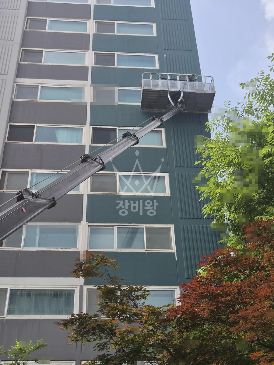 경기 오산시 벌음동 스카이차 철골 작업 현장