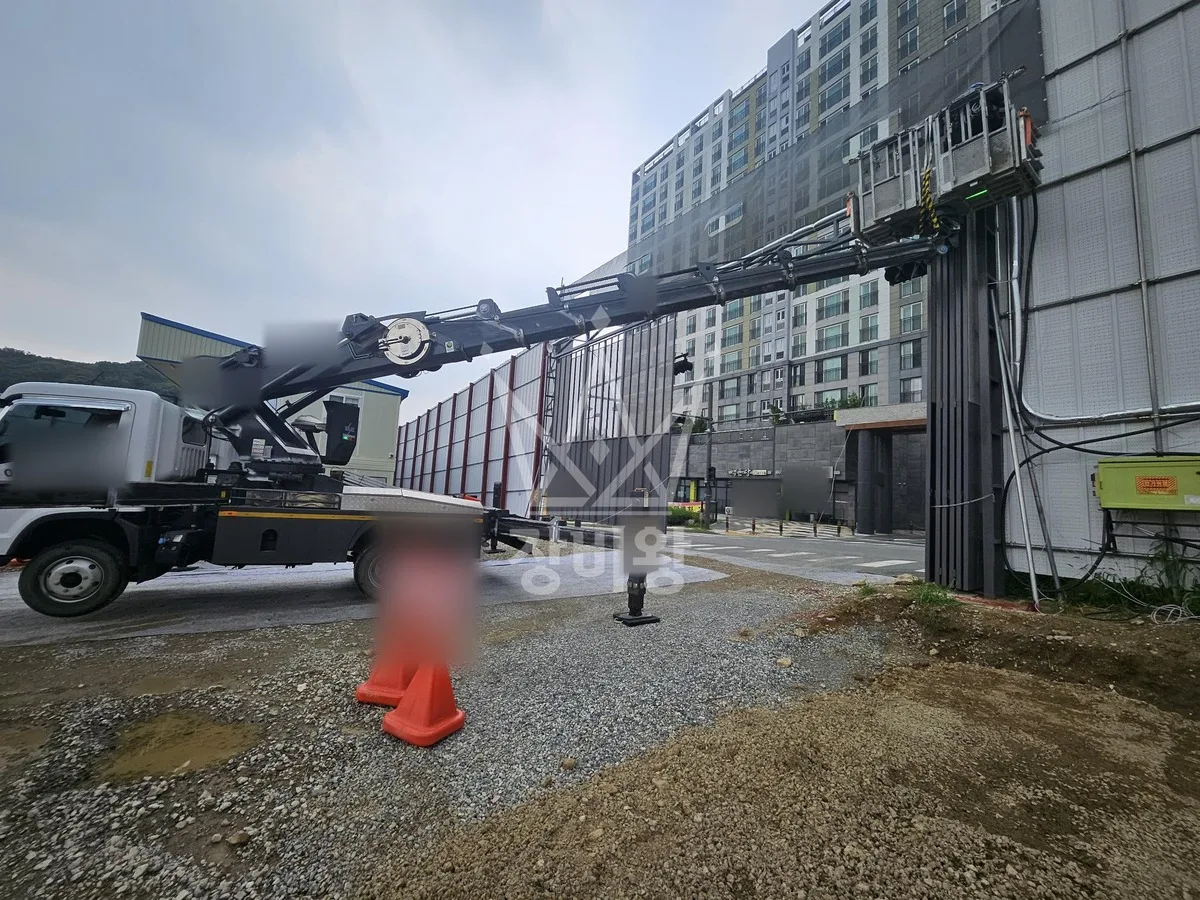 경기 의왕시 스카이차 CCTV 작업 현장