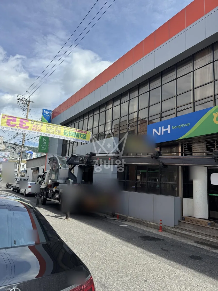 경북 상주시 남성동 스카이차 CCTV 작업 현장