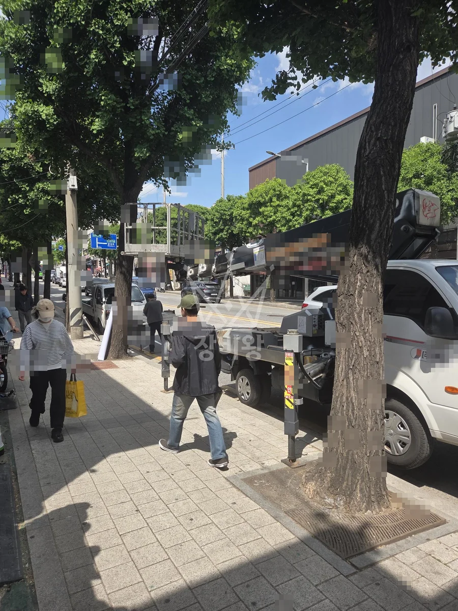 서울 금천구 독산동 스카이차 CCTV 작업 현장