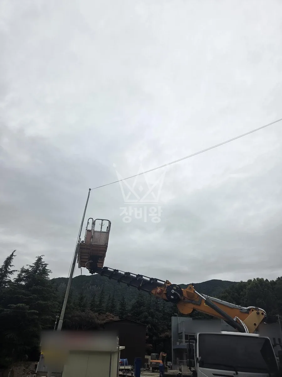 경북 칠곡군 스카이차 수목 관리 작업 현장