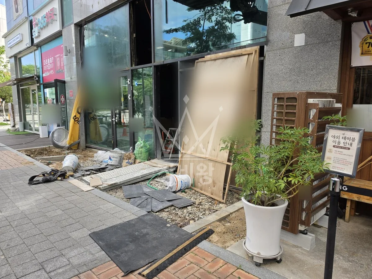 대전 유성구 어은동 스카이차 철골 작업 현장