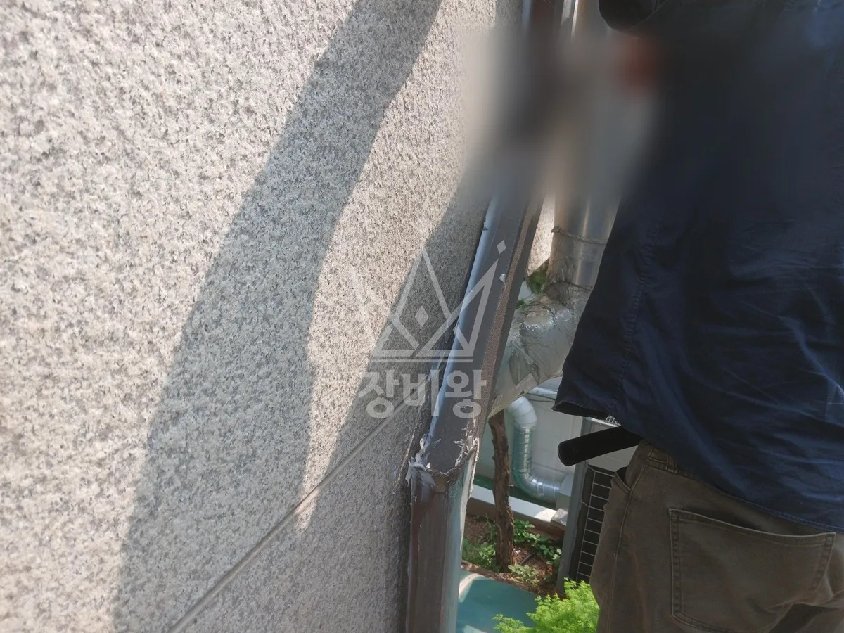 서울 서초구 반포동 스카이차 유리 작업 현장