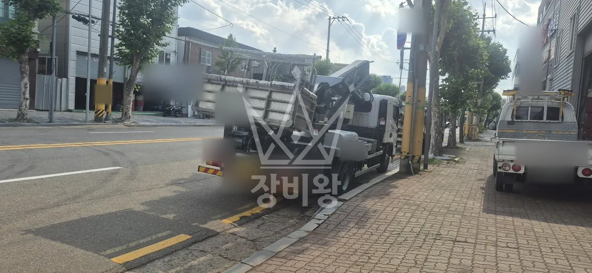 대전 스카이차 외벽 작업 작업 현장