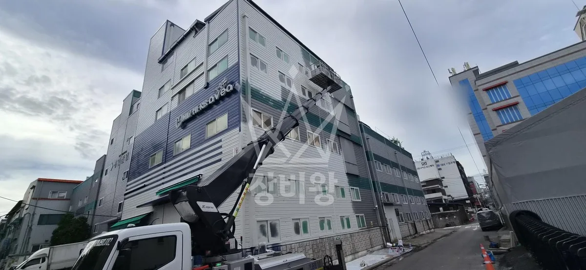 경기 화성시만세구 향남읍 요리 스카이차 철골 작업 현장