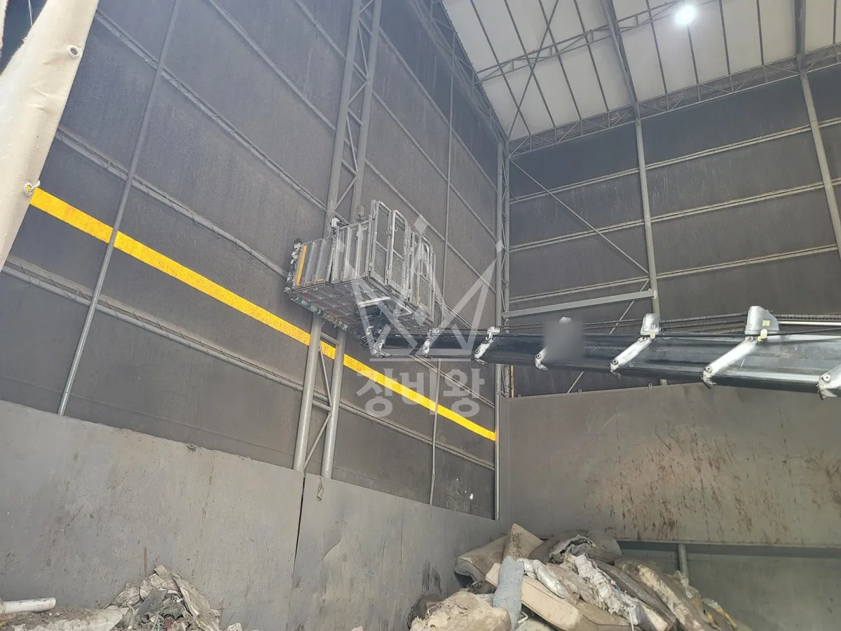 경기 용인시처인구 스카이차 에어컨 작업 현장