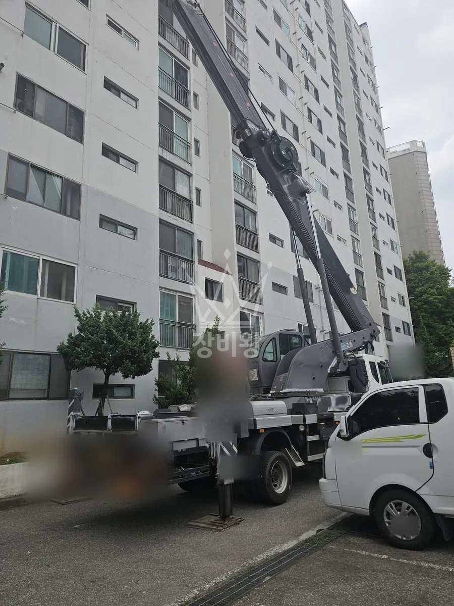 서울 동작구 상도동 스카이차 외벽 작업 작업 현장