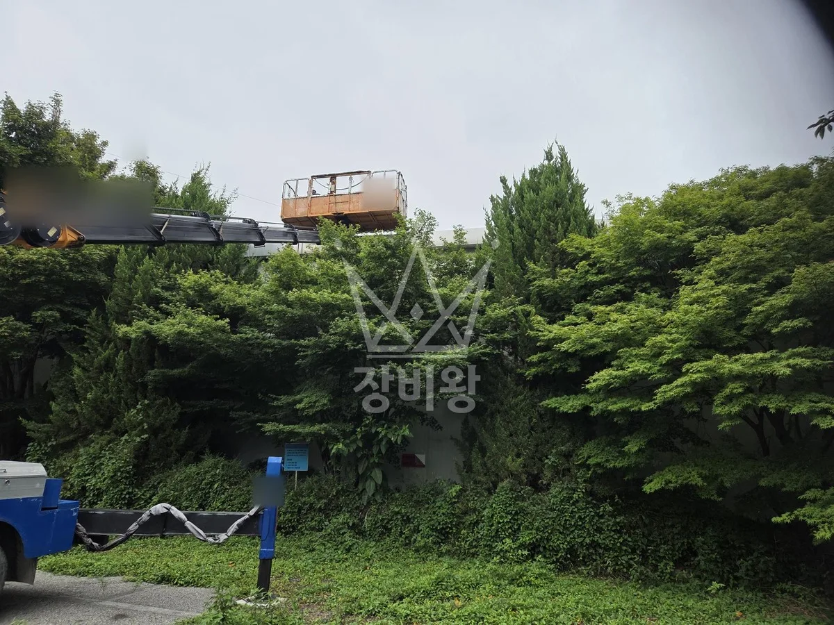 경북 예천군 스카이차 간판 작업 현장