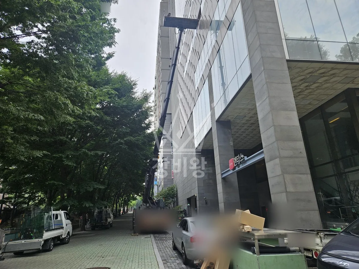 인천 남동구 수산동 스카이차 철골 작업 현장