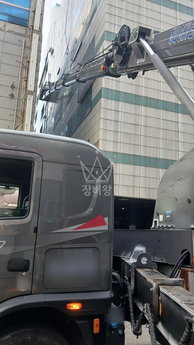 경기 연천군 백학면 두매리 스카이차 외벽 작업 작업 현장