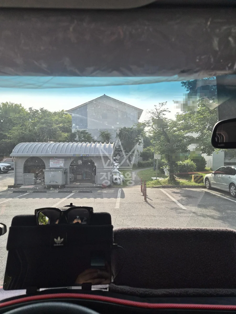 전남 강진군 스카이차 수목 관리 작업 현장