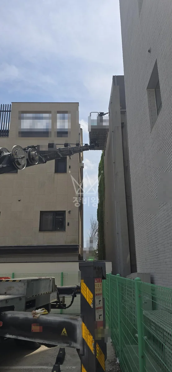 대전 유성구 구룡동 스카이차 CCTV 작업 현장