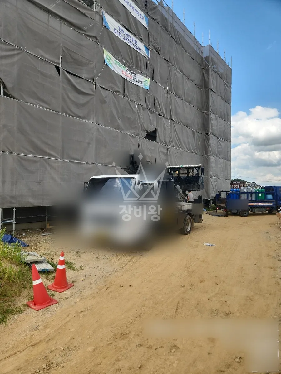 경기 평택시 소사동 스카이차 에어컨 작업 현장