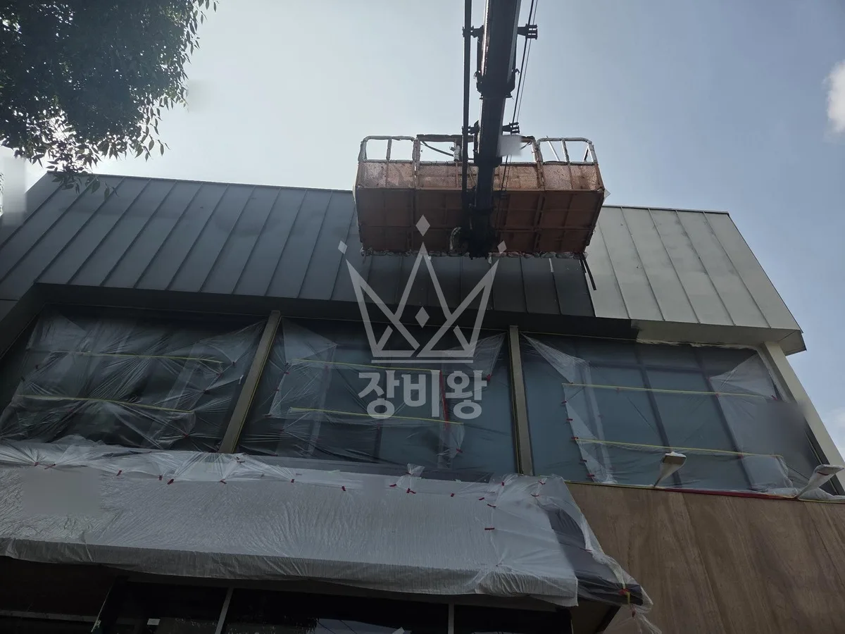 대구 서구 중리동 스카이차 외벽 작업 작업 현장