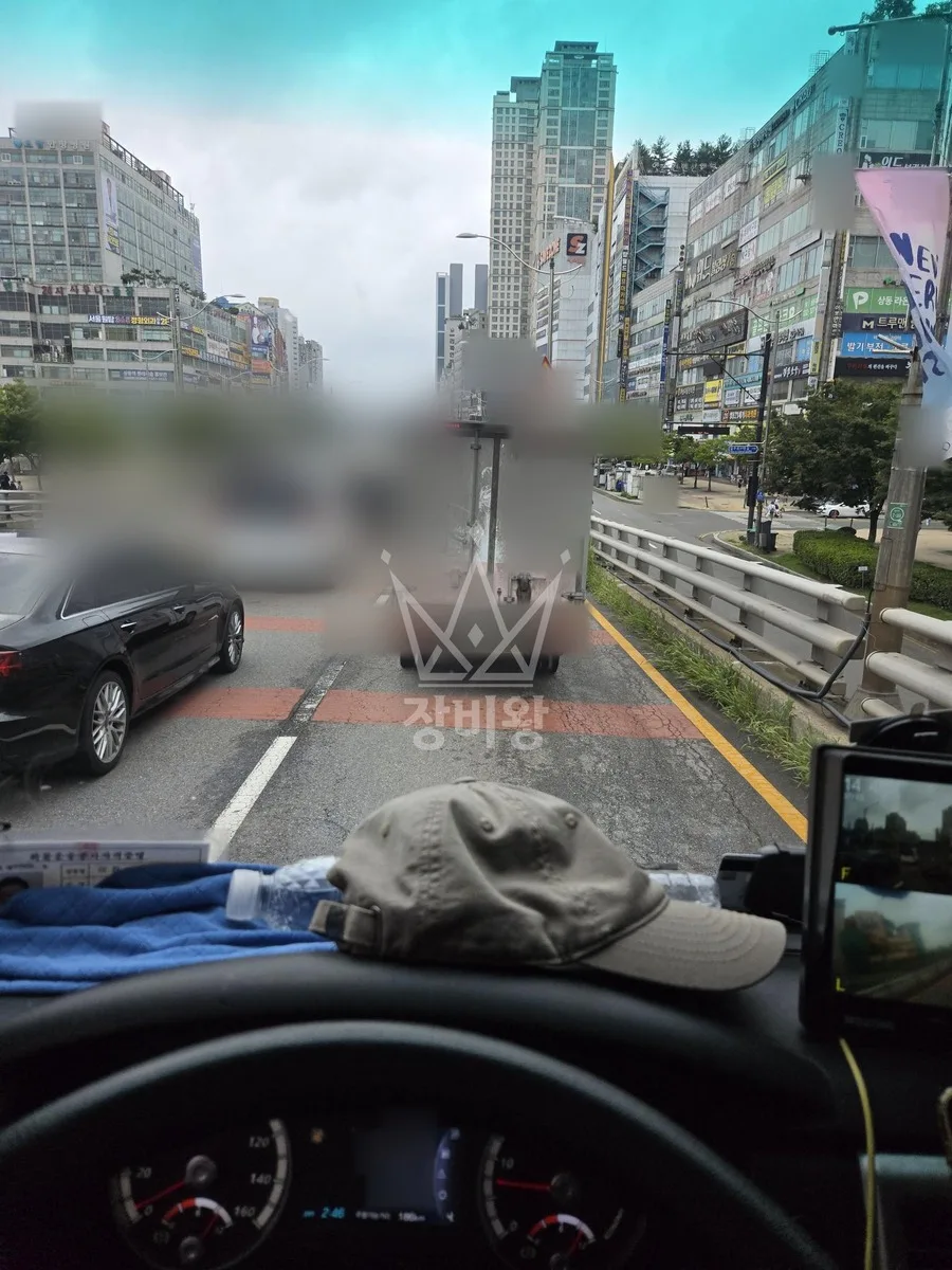제주 서귀포시 대정읍 하모리 스카이차 CCTV 작업 현장