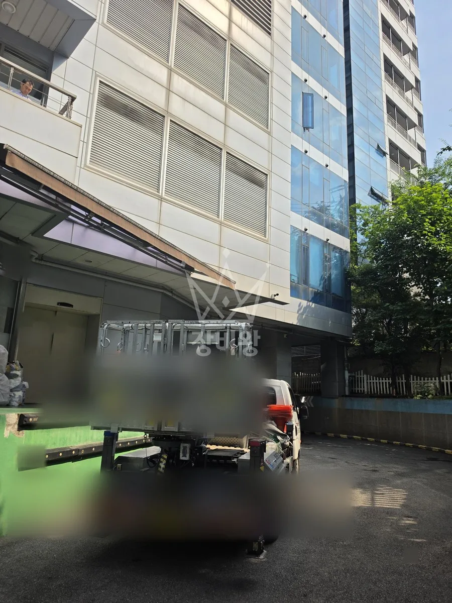 서울 구로구 스카이차 간판 작업 현장