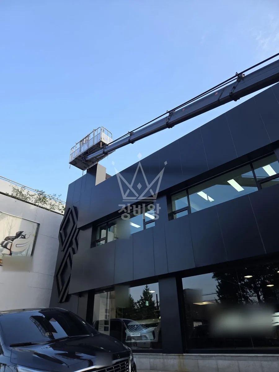 인천 남동구 논현동 스카이차 철골 작업 현장