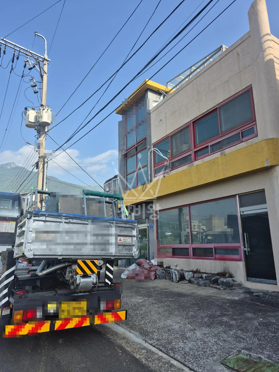 울산 중구 성안동 스카이차 유리 작업 현장