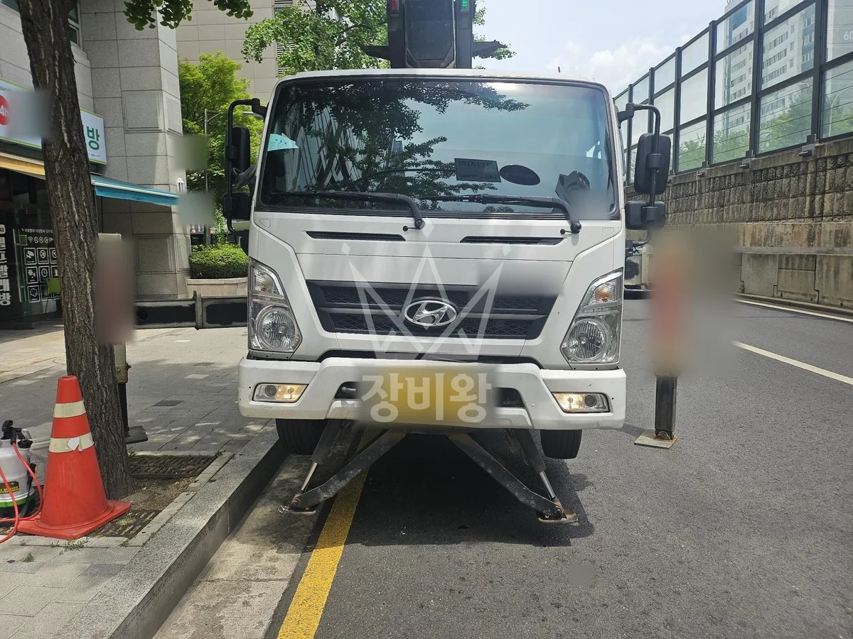 제주 제주시 이도이동 스카이차 에어컨 작업 현장